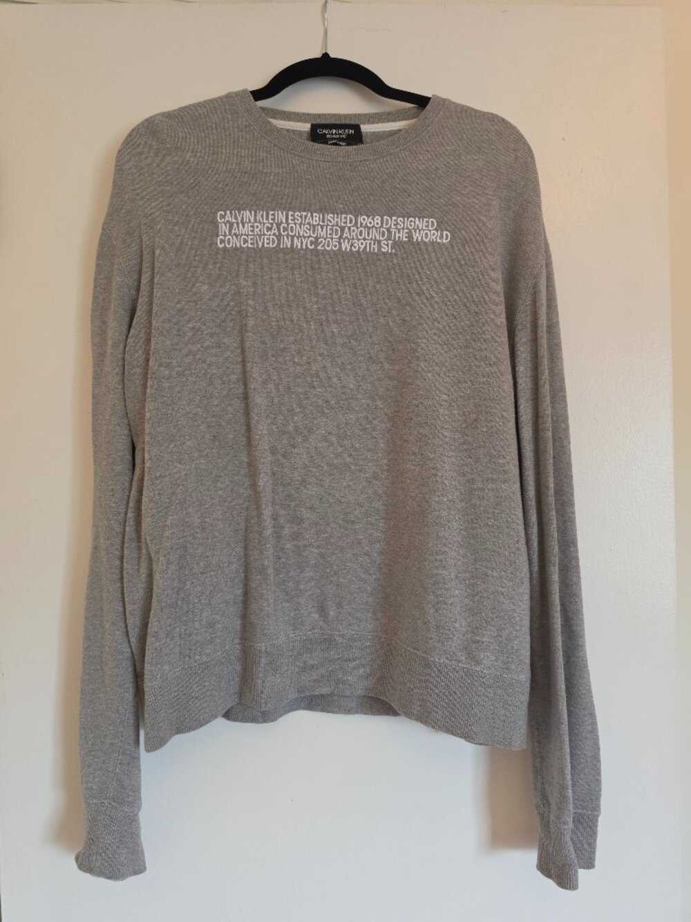 Calvin Klein 205W39NYC Raf Simons Made Italy Sweatshirt L